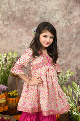 PINK GHARARA SUIT