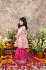 PINK GHARARA SUIT
